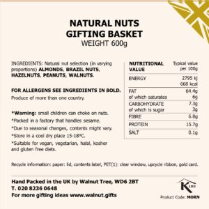 Natural Nut Gift Basket - Image 6