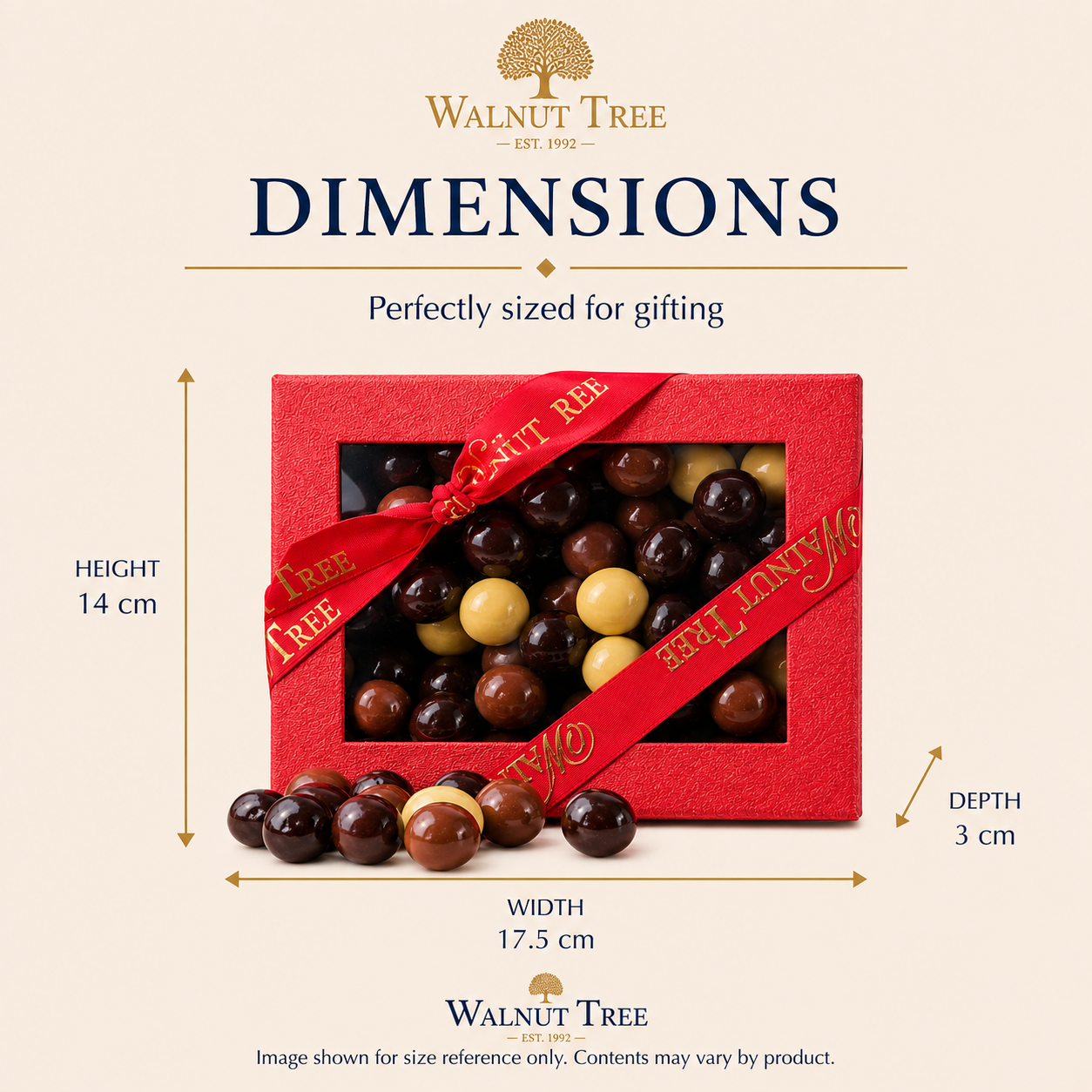 Milk, White & Dark Chocolate Hazelnuts Gift Box - Image 5