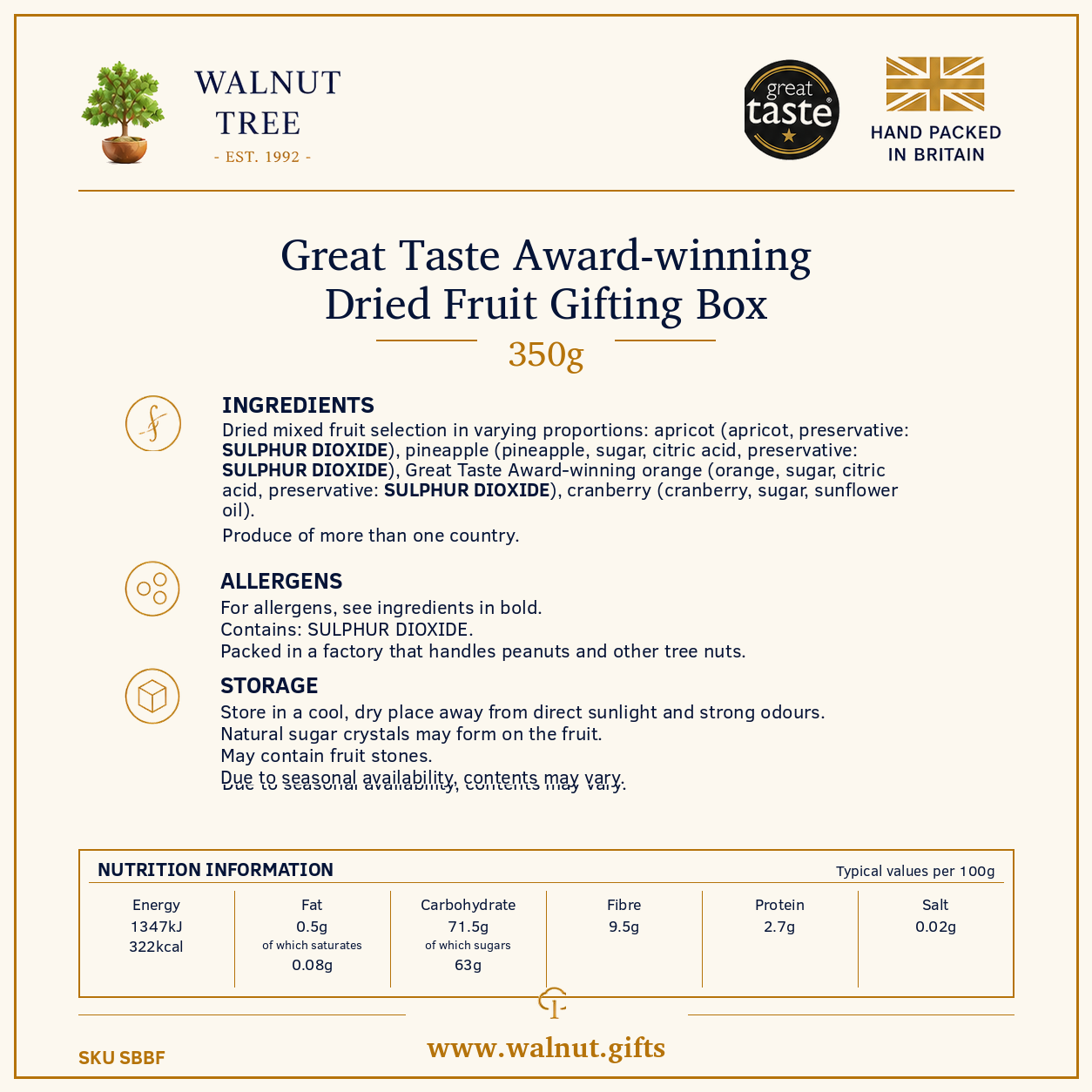 Premium Dried Fruit Gift Box - Image 6