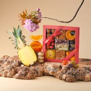 fruit jellies, dried fruit