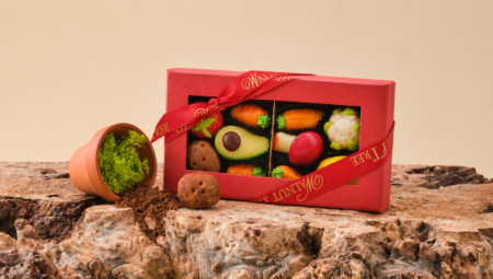 Beautifully Crafted Marzipan Vegetables Gift Box