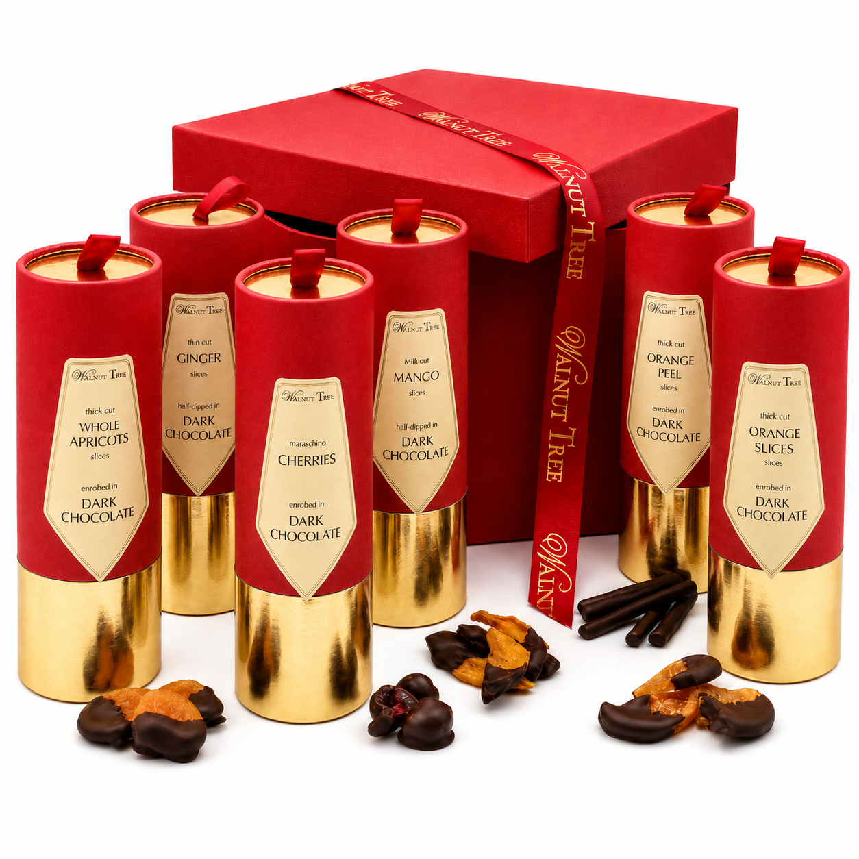 Assorted Dried Fruits in Dark Chocolate - Image 2