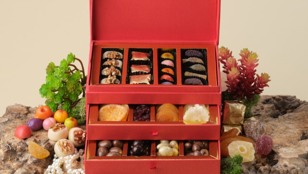 Jewel box of edible treats