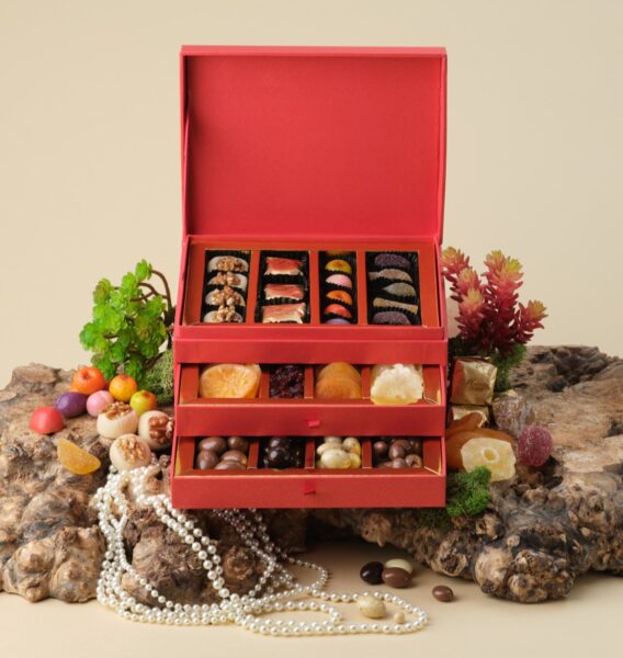 Jewel box of edible treats