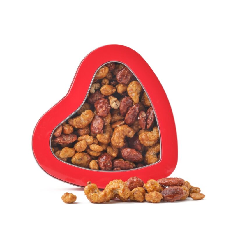 Heart Full of Caramelised Nuts