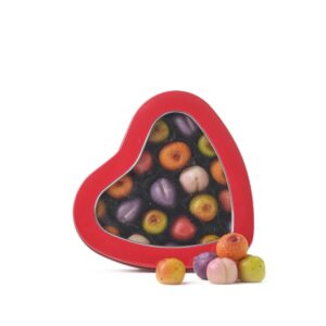 Heart Full of Marzipan Fruit 