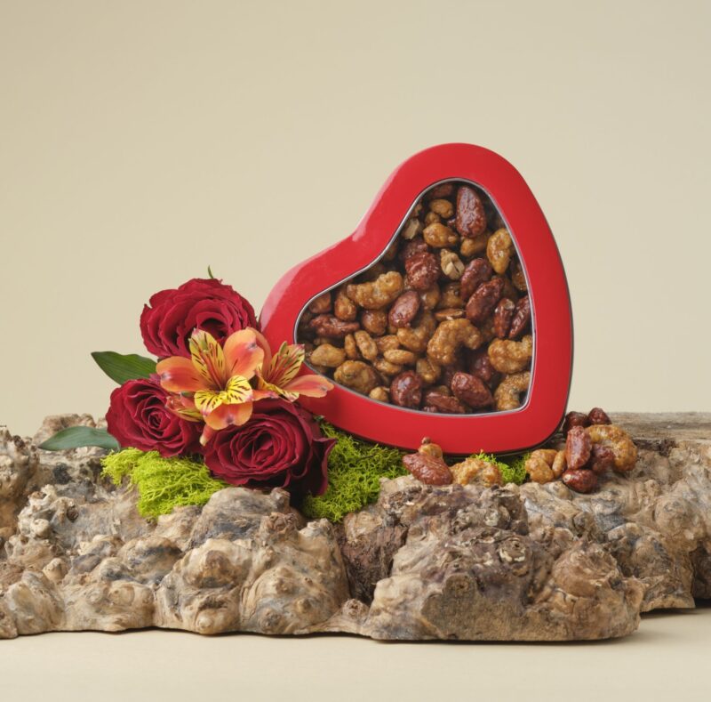 Heart Full of Caramelised Nuts