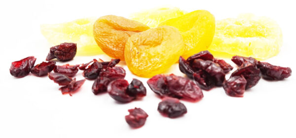 Best dried fruit gifts UK selection with cranberries, apricots and pineapple