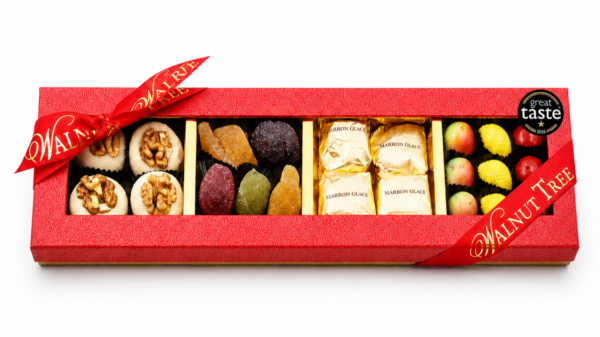 Walnut Tree marrons glacés and traditional Christmas confectionery