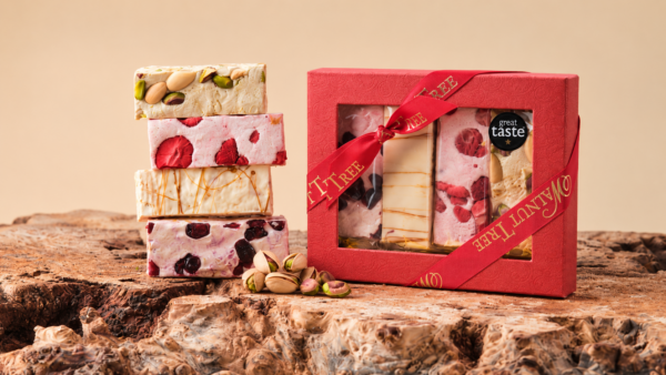 Luxury Christmas food gifts from Walnut Tree including chocolates, nuts and confectionery